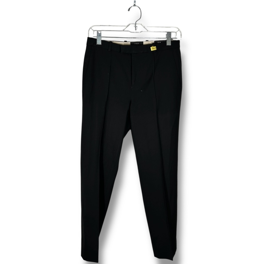 J. Crew Eaton Boy Black Wool Blend Minimalistic Straight Leg Pants Sz 0 - “Clara